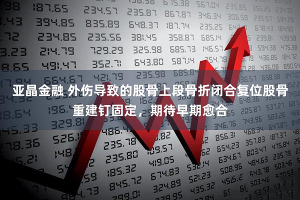 亚晶金融 外伤导致的股骨上段骨折闭合复位股骨重建钉固定，期待早期愈合